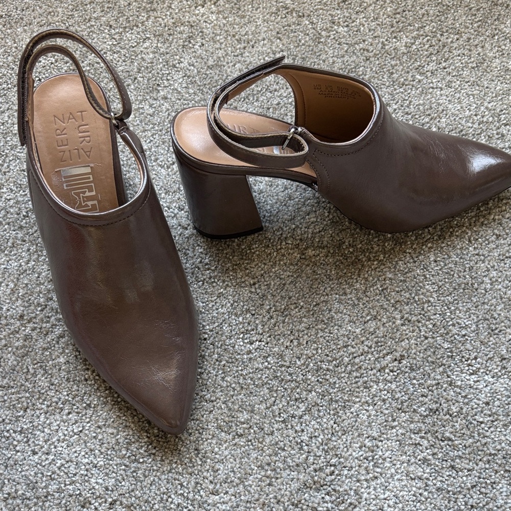 Naturalizer Dark Brown Mules